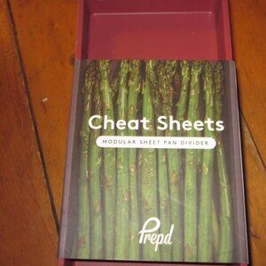 New Prepd Cheat Sheets modular sheet pan divider 4 pc set